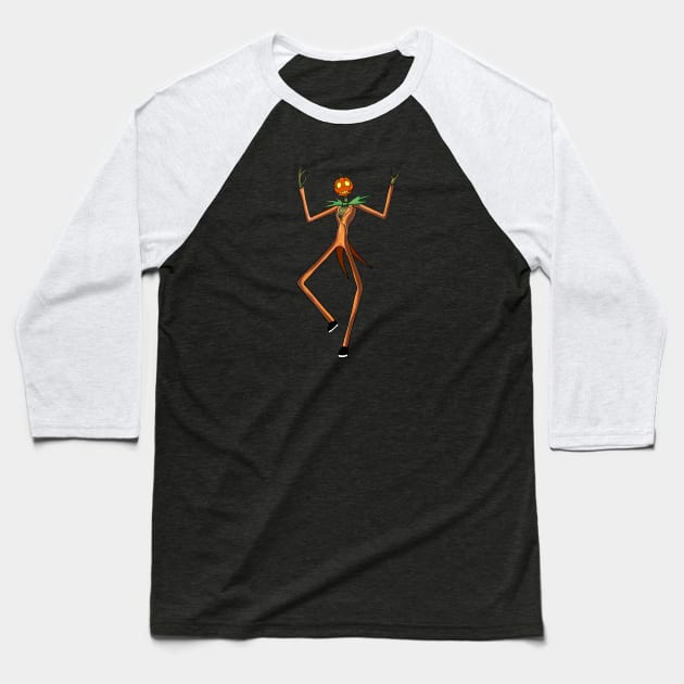 Jack Pumpkinton Baseball T-Shirt by nickbeta